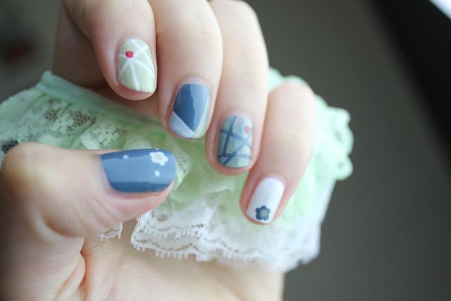 Rainbow Nail Art Rainbow Nail Art